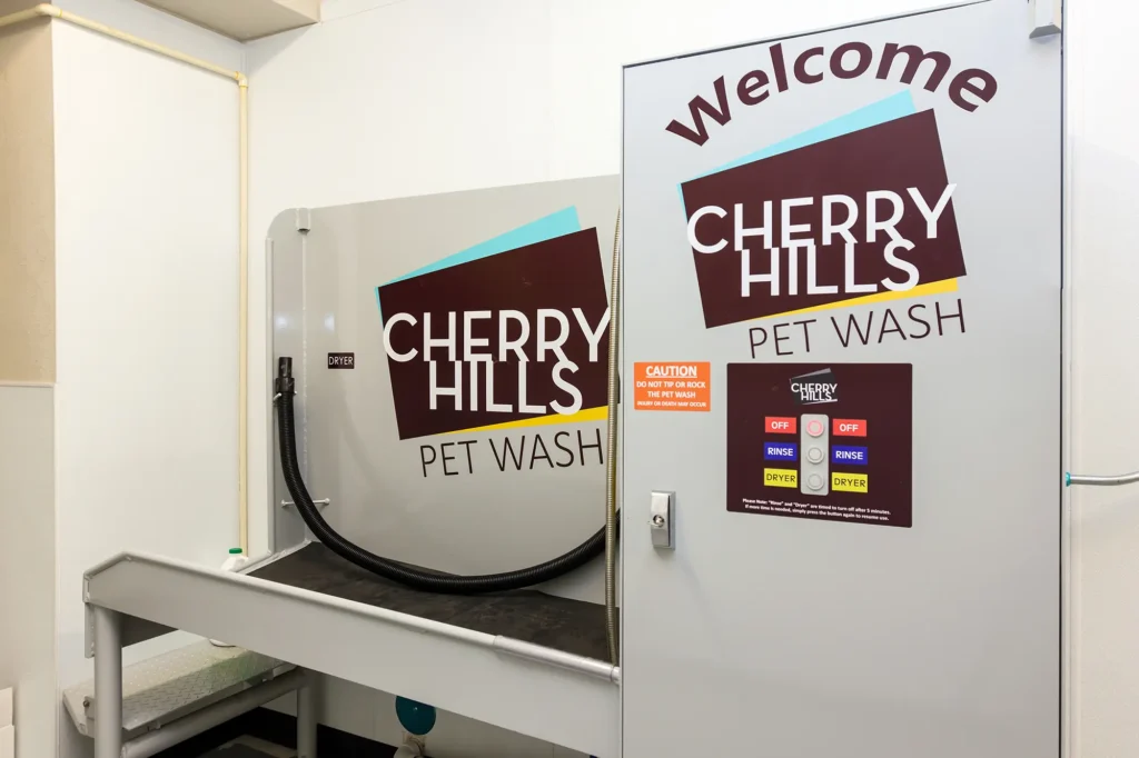 Pet wash station